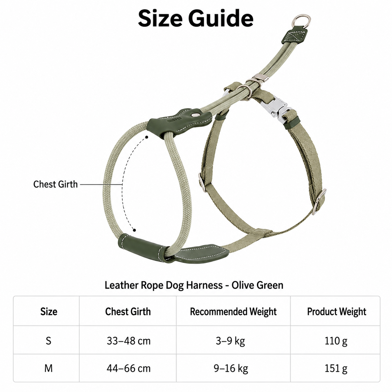 Adjustable Escape-Resistant Rope Dog Harness