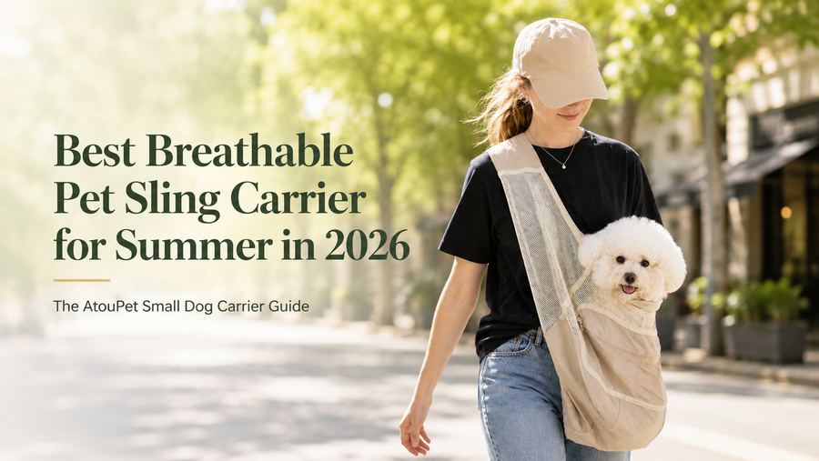 Best Breathable Pet Sling Carrier for Summer in 2026: The AtouPet Small Dog Carrier Guide