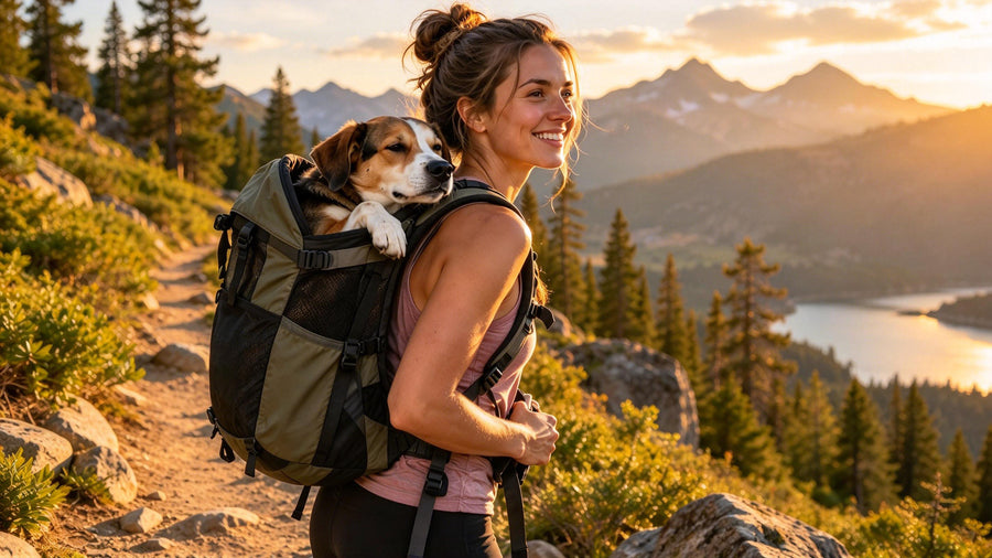 How to Safely Carry a Tired 20–30 lb Dog on a Hike
