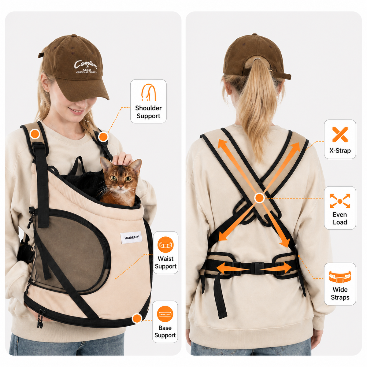 Cat Carrier for Cats & Small Dogs