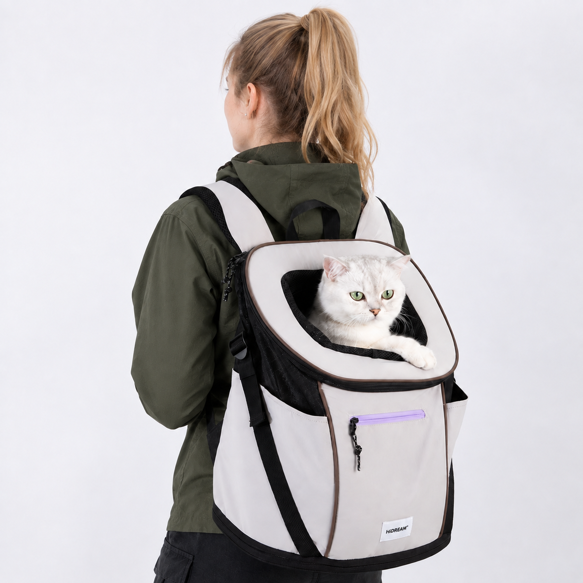 Breathable Small Dog & Cat Carrier Backpack