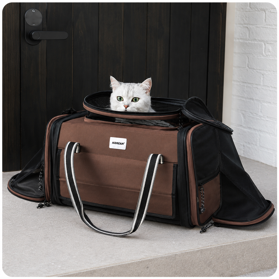 Airline pet carriers for cats and small dogs