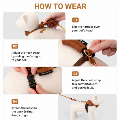 Escape-Proof Cat Harness Set