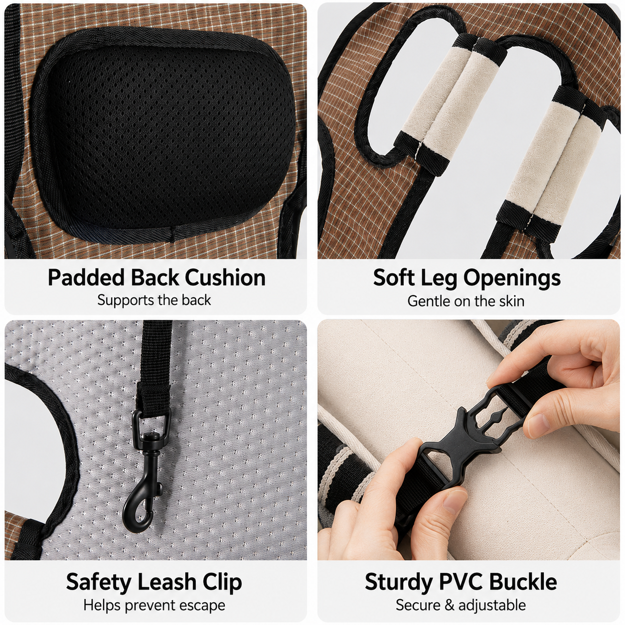 Dog carrier safety details