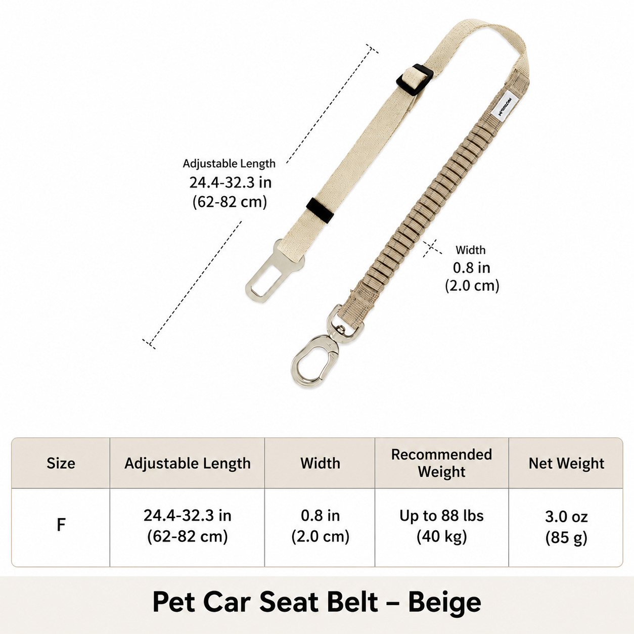 Complete Dog Car Safety Kit