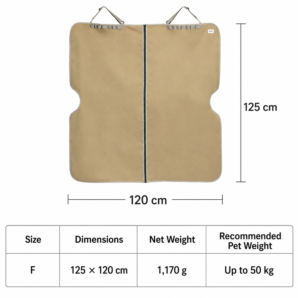 Housse de siège de voiture imperméable pour chien