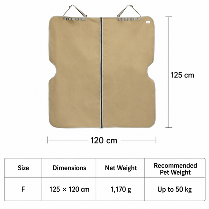 Housse de siège de voiture imperméable pour chien