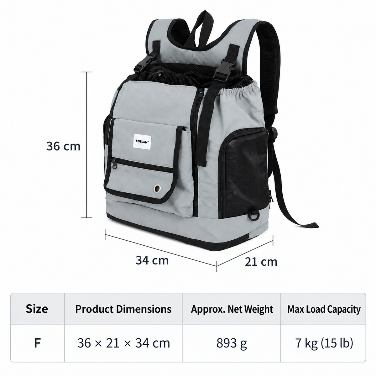 Front dog backpack for Cats & Small Dogs
