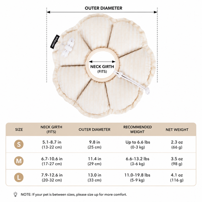 Soft Cat Recovery Collar – Anti-Lick Flower Cone After Surgery