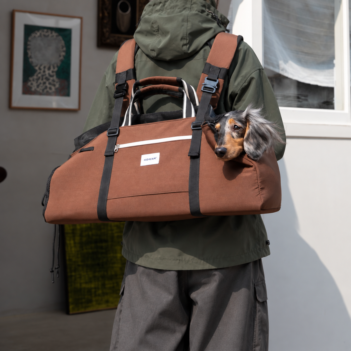 Dachshund Carrier Backpack for Long Dogs