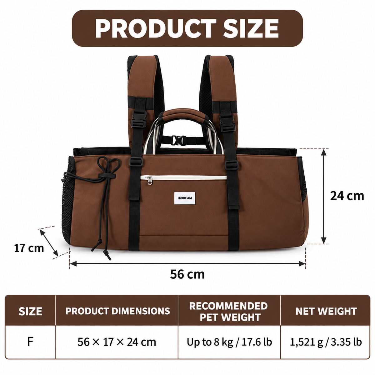 Dachshund Carrier Backpack for Long Dogs