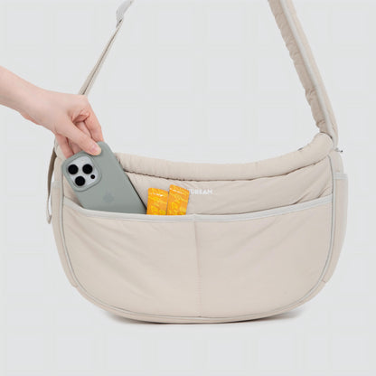 Hands-Free Soft Pet Sling Carrier for Cats & Small Dogs