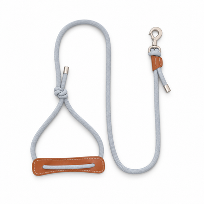 Braided Rope Dog Leash with Locking Swivel Clip