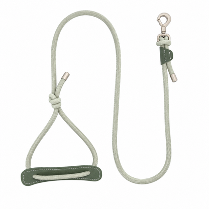 Braided Rope Dog Leash with Locking Swivel Clip