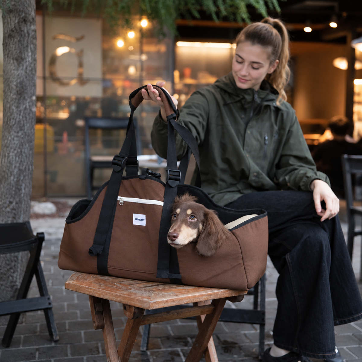 Baguette Dachshund Carrier Bag for Long Dogs